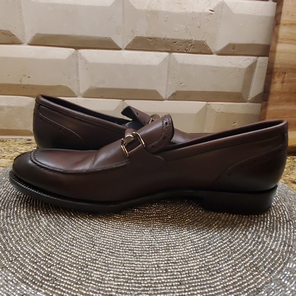 SOLD!! ERMENEGILDO ZEGNA Brown Loafers - Size 6 1/2 - Picture 5 of 8